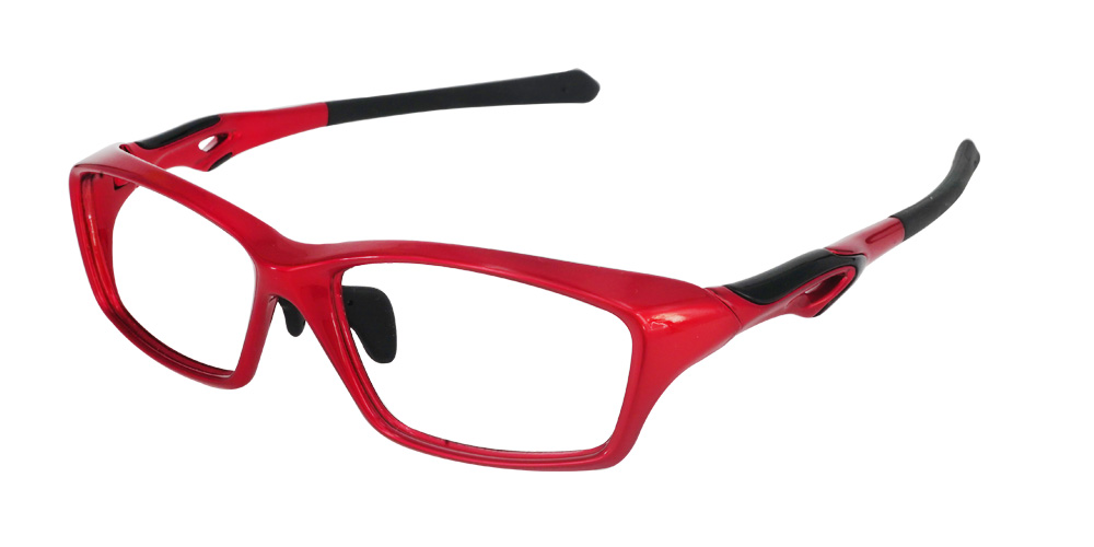 2057 Red Prescription Sports Glasses
